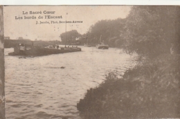 *** Le Sacré Coeur Les Bords De L'Escaut Péniche - Timbre Decollé - - Wetteren