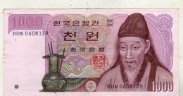 The Bank Of Korea - 1000 Won - 0608139 - Corea Del Sur