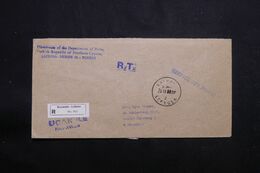 CHYPRE TURQUIE - Enveloppe Des PTT De Lefkosa En Recommandé Pour L 'Allemagne Par Avion - L 68489 - Lettres & Documents