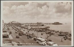 Marine Parade, Bandstand & Pier, Worthing, Sussex, 1957 - Sweetman RP Postcard - Worthing