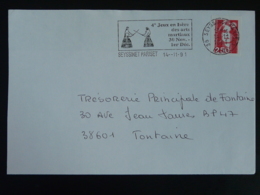 38 Isère Seyssinet Pariset Jeux Des Arts Martiaux 1991 (ex 3) - Flamme Sur Lettre Postmark On Cover - Sin Clasificación