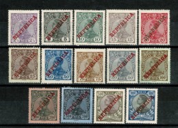 Portugal, 1910, # 170/83, MH - Unused Stamps