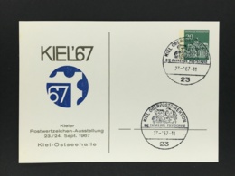 Privatganzsache Postwertzeichen-Ausstellung Kiel 1967 - Postales Privados - Usados