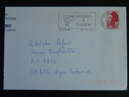 44 Loire Atlantique Clisson Arrivée Du Gaz Naturel 1986 - Flamme Sur Lettre Postmark On Cover - Gas