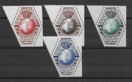 Monaco 4 Vignettes Reinatex 1952 - Neuf ** Sans Charnière - TB - Briefmarkenmessen