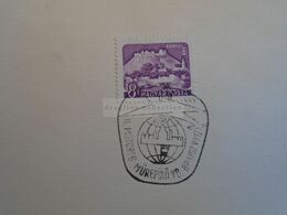 D173224 Hungary Special Postmark Sonderstempel - Motoros Műrepülő Világbajnokság  Budapest 1962  Airplane Plane Avion - Marcophilie