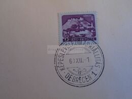 D173230 Hungary Special Postmark Sonderstempel - Postcard Exhibition  Debrecen 1960 - Marcophilie