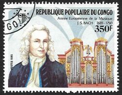 CONGO  République Populaire  1985 - YT 758 - Année De La Musique  -  Oblitéré - Oblitérés
