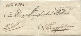 Vorphila Brief Dienstbrief K.D.S. Mit Inhalt Salzburg (Bayern) Nach Burghausen Kgr. Bayern 22.4.1814 - [1] Prefilatelia