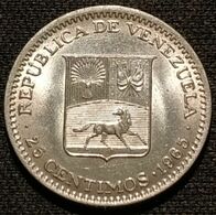 VENEZUELA - 25 CENTIMOS 1965 - KM 40 - Bolivar - Venezuela