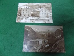VINTAGE SWITZERLAND: Hospice Du Gd St Bernard X2 Sepia Perrochet - VS Valais