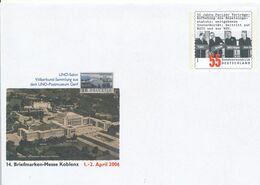 BRD / Bund DP Ganzsachenumschlag 2006 Briefmarken-Messe Koblenz Völkerbund UNO-Salon Genf Pariser Verträge - Enveloppes - Neuves
