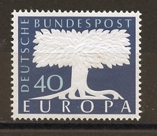 Europa CEPT 1957 Allemagne Fédérale - Germany - Deutschland Y&T N°141v - Michel N°269v *** - 1957