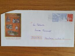 Entier Postal PAP Repiqué - Louhans Chateaurenaud - Saône Et Loire - 13 Mars 2001 - Bresse Bourguignone Arcades - Prêts-à-poster:private Overprinting