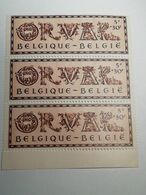 ORVAL 3 Timbres 5f+30f - Zonder Classificatie