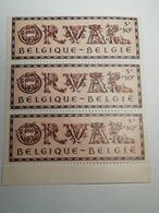 ORVAL 3 Timbres 5f+30f - Non Classés