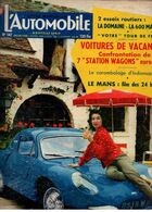 L'automobile N°147 La Domaine - La 600 Matchless - Le Mans Film Des 24 Heures - La Dauphine - La 4 Cv De 1958 - Auto/Moto