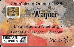 CARTE-PUBLIC-F23A-50U-SC4 On-1988-WAGNER-V°N°6Pe 102954-Neuve Sans Blister-TBE - 1988