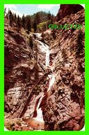 COLORADO SPRINGS, CO - SEVEN FALLS IN SOUTH CHEYENNE CANON - DEXTER - PUB. BY SANBORN SOUVENIR CO - - Colorado Springs