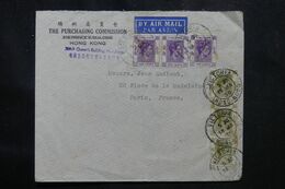 HONG KONG - Enveloppe Commerciale Pour Paris En 1939 , Oblitération " Victoria Hong Kong "-  L 68611 - Cartas & Documentos