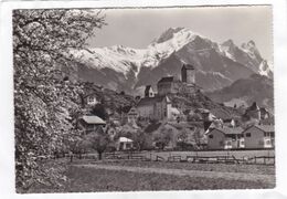 CPSM.  15 X 10,5  -  Sargans  Mit  Schloss Und Falknis - Sargans