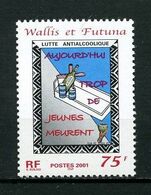 WALLIS FUTUNA 2001 N° 549 ** Neuf MNH. Superbe. Cote: 2 € Lutte Antialcoolique Croix De Mort - Neufs