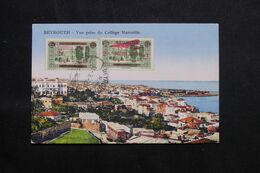 LIBAN - Affranchissement  De Beyrouth Sur Carte Postale En 1930 - L 68647 - Cartas & Documentos