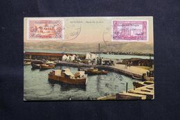 LIBAN - Affranchissement De Beyrouth Sur Carte Postale De Beyrouth - L 68650 - Storia Postale