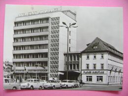 Germany: Mühlhausen - Hotel Stadt Mühlhausen, Alte Auto Trabant, Skoda, Usw. - 1970s Unused - Mühlhausen