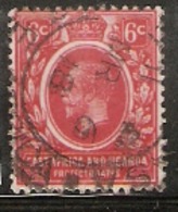 Kenya  Uganda  Tanganyika 1912  SG  46  6c  Red   Fine Used - Protectorats D'Afrique Orientale Et D'Ouganda