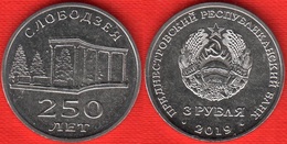 Transnistria 3 Roubles 2019 "250th Ann. Of Slobodzeya" UNC - Moldavia