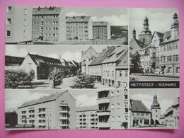 Germany: Hettstedt - Südharz - Marktplatz, Ortsteil Schild, Rathaus, Saigertor - 1960s Unused - Hettstedt
