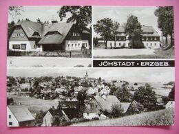 Germany: Jöhstadt - Erzgebirge - Handwerker-Erholungsheim "Berghof", Jugendherberge "Bruno Kühn" - 1970s Unused - Jöhstadt