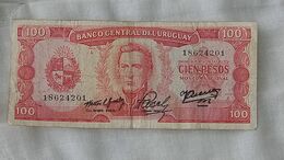 Billet Banknote Uruguay 10 Pesos  Paper Money #16 - Uruguay