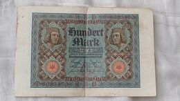 Billet Banknote Germany 100 Mark 1920 Paper Money #16 - Ohne Zuordnung