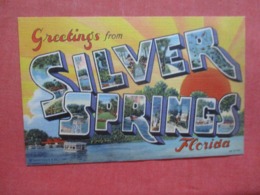 Greetings   > Silver Springs  Florida     Ref 4309 - Silver Springs
