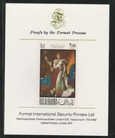 Ras Al Khaima 1969, Napoleon 3.75R IMPERFORATED Format International Proof Card - Napoleon