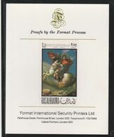 Ras Al Khaima 1969, Napoleon 2.75R IMPERFORATED Format International Proof Card - Napoleon