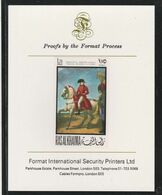 Ras Al Khaima 1969, Napoleon 1.75R IMPERFORATED Format International Proof Card - Napoleon