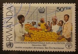 RWANDA 1992 World Conference On Nutrition. USADO - USED. - Used Stamps