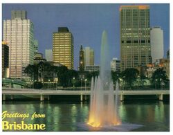 (K 6) Australia - QLD - Brisbane (with Stamp) - Brisbane