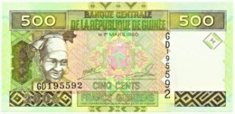 Guinea - 500 Francs - 2006 - Pick: 39.a - Unc. - Serie GD - Guinea