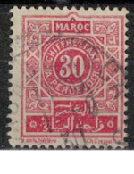 MAROC        N°  YVERT :   TAXE 31  ( 4 )  OBLITERE       ( OB 8 / 36 ) - Portomarken