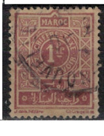 MAROC        N°  YVERT :   TAXE 33    OBLITERE       ( OB 8 / 36 ) - Portomarken