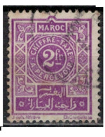 MAROC        N°  YVERT :   TAXE 34 ( 4 )  OBLITERE       ( OB 8 / 36 ) - Postage Due