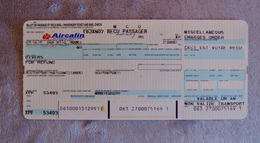 AIRCALIN International Receipt - Tickets