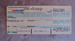 AIRCALIN International Receipt - Biglietti