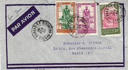 1938- Enveloppe PAR AVION " Via Gao " De Bamako " Affr. 3,62 F -au Diosouverture Ligne Aérienne Alger-Gao-Bamako - Storia Postale