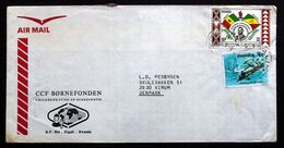 Rwanda Air Mail Cover Children's Foundation  Sent To Denmark  ( Lot 2033 ) - Autres & Non Classés