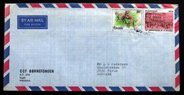 Rwanda Air Mail Cover Children's Foundation  Sent To Denmark  ( Lot 2033 ) - Otros & Sin Clasificación